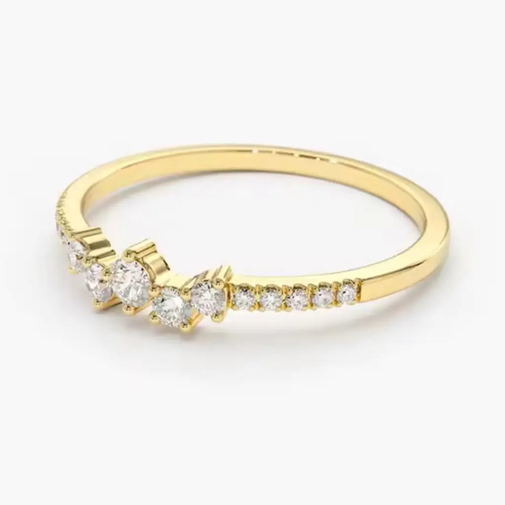 Anel feminino ouro