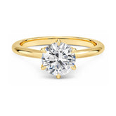 anel de noivado moissanite