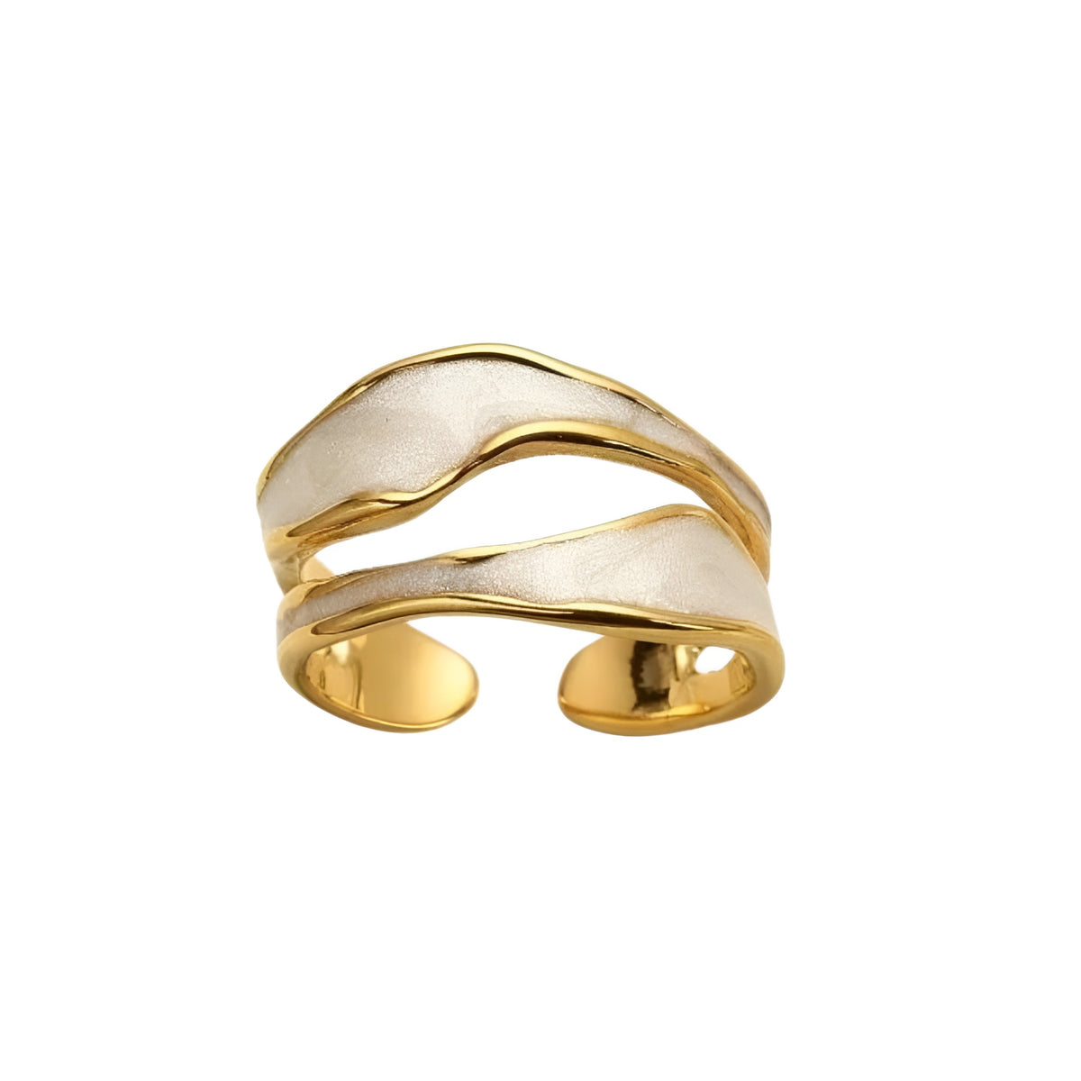 Anel de Ouro Waves