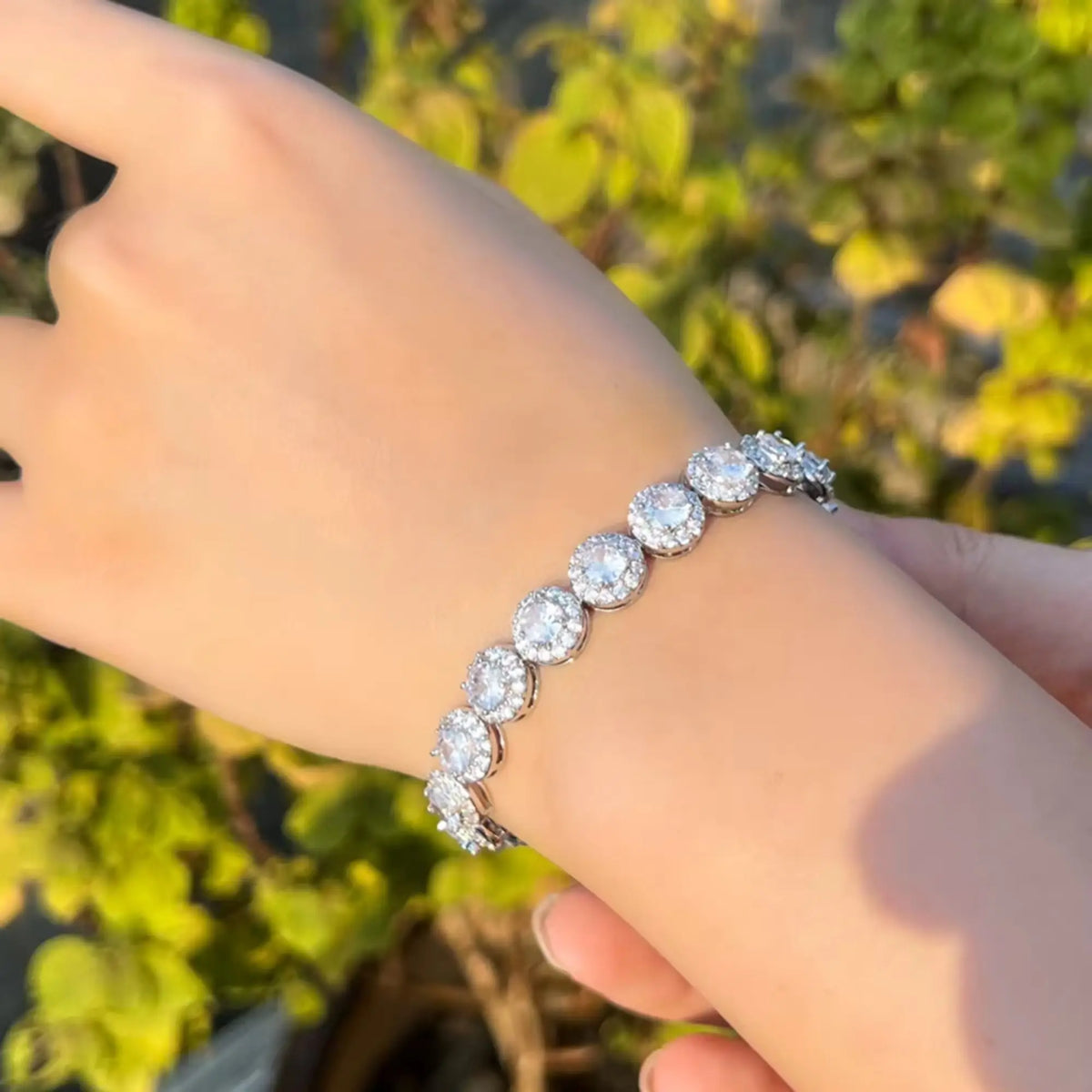 pulseira feminina prata